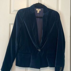 Land’s End Blue Velvet Blazer